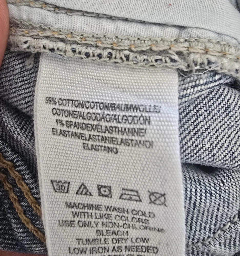 Free People A-Line Denim Overalls, Size 6 - Picture 9 of 9